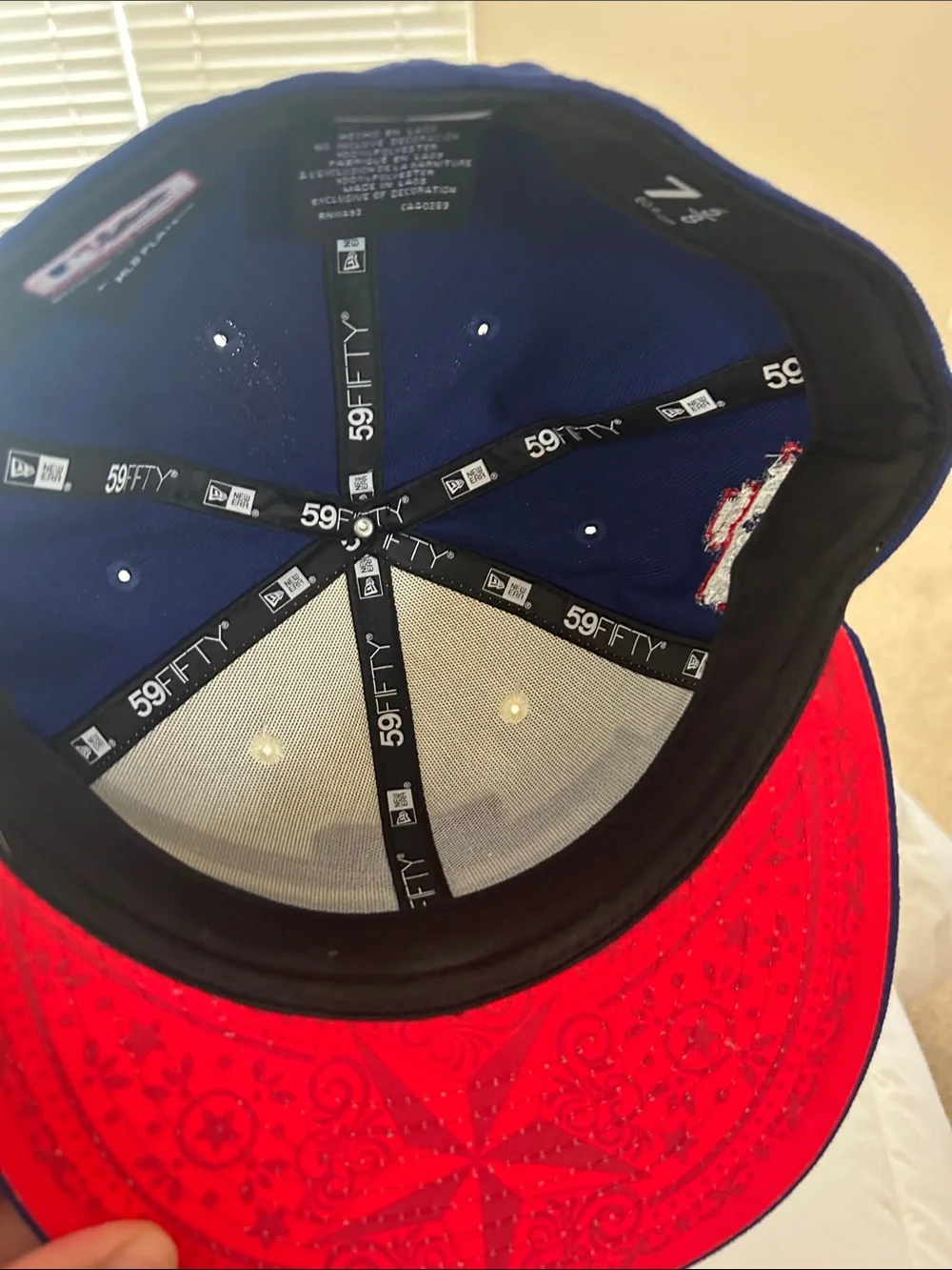 New Era Texas Rangers Red White Blue All-Star Logo Hat